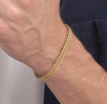 Load image into Gallery viewer, Men&#39;s Stainless Steel Gold Bracelet by Brosway
