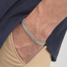 Load image into Gallery viewer, Men&#39;s Stainless Steel Double Chain Bracelet by Brosway
