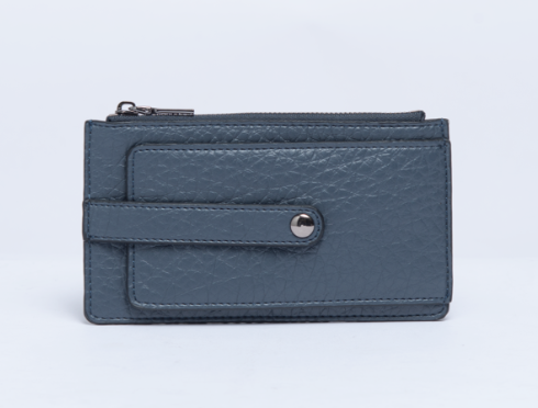 Mini Wallet in Slate Blue
