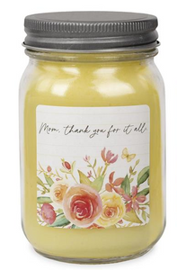 Mom, Thank You for It All Soy Candle