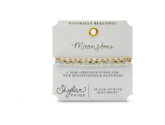 Moonstone Stacking Bracelets