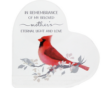 Load image into Gallery viewer, Mother Acrylic Cardinal Heart Plaque
