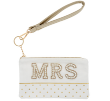 Load image into Gallery viewer, Mrs. Canvas Wristlet
