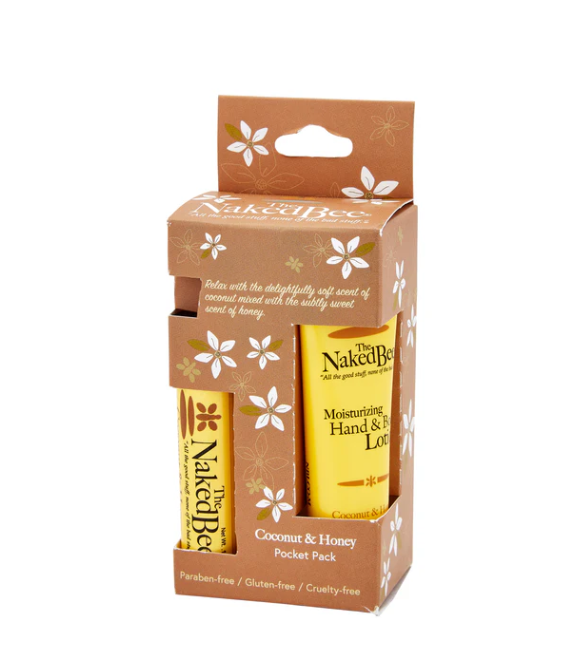 Naked Bee Classic Coconut and Honey Pocket Pack