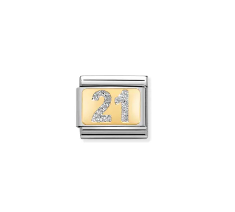 Nomination Composable Link 21 with Glitter