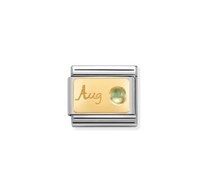 Load image into Gallery viewer, Nomination Composable Link August with Birthstone

