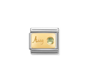 Nomination Composable Link August with Birthstone