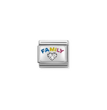 Load image into Gallery viewer, Nomination Composable Link Family Zirconia Heart
