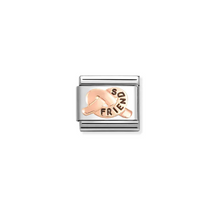 Load image into Gallery viewer, Nomination Composable Link Friends Rose Gold Knot
