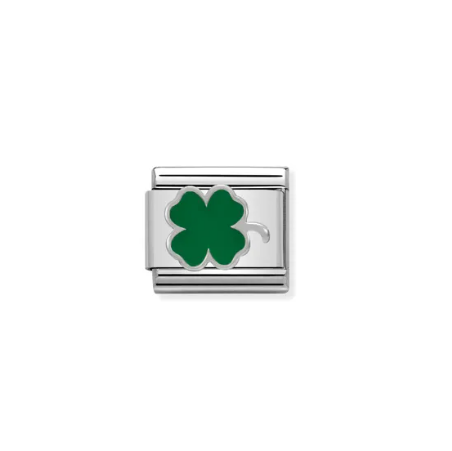 Nomination Composable Link Green Clover