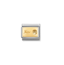 Load image into Gallery viewer, Nomination Composable Link November with Birthstone
