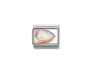 Nomination Composable Link Pink Opal Drop Right