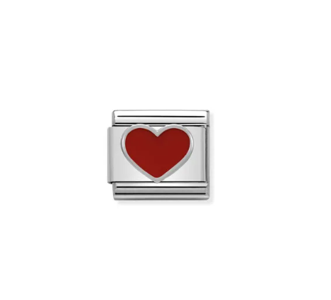 Nomination Composable Link Red Heart