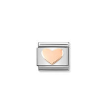 Load image into Gallery viewer, Nomination Composable Link Rose Gold Heart
