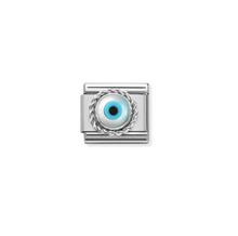 Load image into Gallery viewer, Nomination Composable Link Sterling Silver Greek Eye
