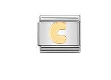 Load image into Gallery viewer, Nomination Classic Letters in Stainless Steel 18kt Gold
