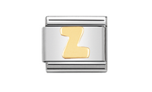 Load image into Gallery viewer, Nomination Classic Letters in Stainless Steel 18kt Gold
