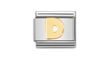 Load image into Gallery viewer, Nomination Classic Letters in Stainless Steel 18kt Gold
