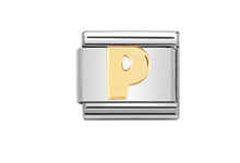 Load image into Gallery viewer, Nomination Classic Letters in Stainless Steel 18kt Gold
