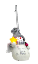 Nurse Light Up Snow Angel Ornament