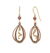 Open Teardrop Duo with Spiral Earrings