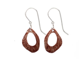 Organic Shapes with Leaves Earrings