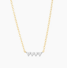 Load image into Gallery viewer, Oyo Diamond Necklace In Sterling Silver or Gold Plated Sterling Silver

