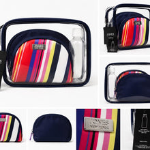 Load image into Gallery viewer, Jones New York 3 pc Travel Cosmetic Case
