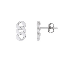 Load image into Gallery viewer, Parker Silver Stud Earrings
