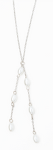 Load image into Gallery viewer, Pearl Drop Necklace Gold or Silver
