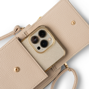 Kedzie Eclipse Smartphone Crossbody in Cream