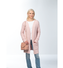 Load image into Gallery viewer, Long Lounge Cardigan in Pink or Oatmeal
