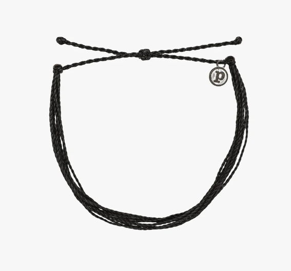 Pura Vida Black Anklet