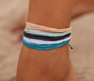 Pura Vida Black Anklet