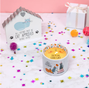 Purrfect Birthday - 8oz Soy Wax Reveal Single Wick Candle