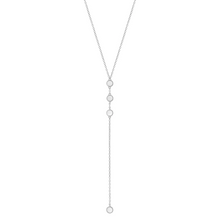 Load image into Gallery viewer, Ren Lariat Necklace In Silver or Gold
