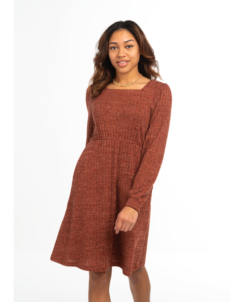cider brown dress CIDER Womens Tiered Ruffle Mini Dress Square Neck Short Sleeve Casual Dresses Brown at Amazon Women's Clothing store