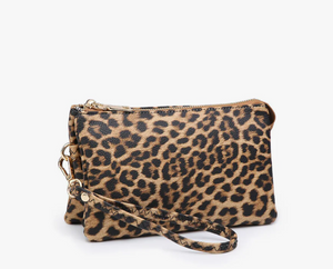 Riley Crossbody Bag in Leopard Print