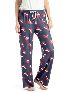 Santa's Night Cap Holiday Lounge Pants