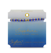 Load image into Gallery viewer, Sapphire Tila Bracelet
