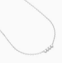 Load image into Gallery viewer, Oyo Diamond Necklace In Sterling Silver or Gold Plated Sterling Silver

