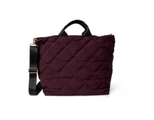 Load image into Gallery viewer, Kedzie Cloud 9 Mulberry Convertible Tote
