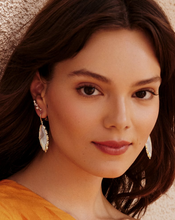 Load image into Gallery viewer, Kendra Scott Silver Leighton Pearl Ear Climbers In White Pearl
