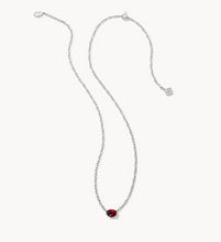 Load image into Gallery viewer, Kendra Scott Cailin Necklace Red Crystal in Silver or Gold
