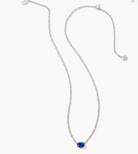 Load image into Gallery viewer, Kendra Scott Cailin Necklace Blue Crystal in Silver or Gold
