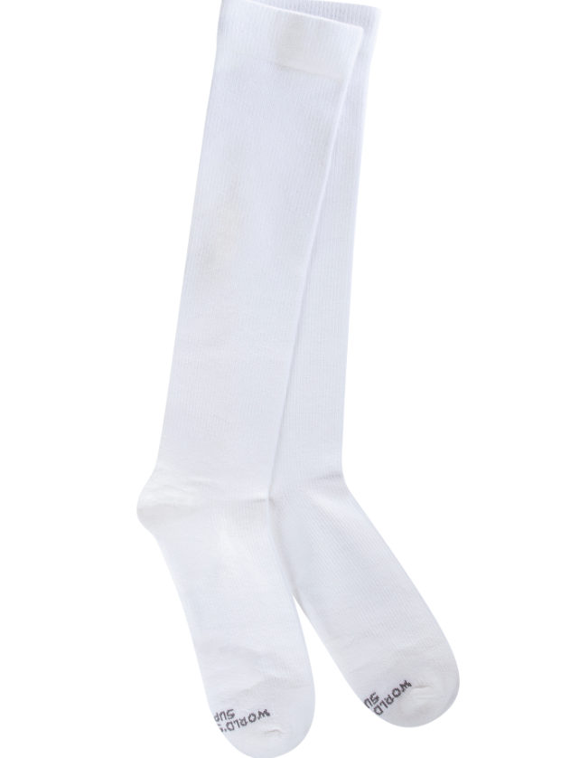 White Support Socks XL