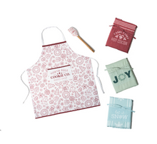 Load image into Gallery viewer, Home Sweet Holidays Apron and Spatula Set
