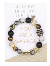Load image into Gallery viewer, Alexa&#39;s Angels You are a Warrior Bracelet
