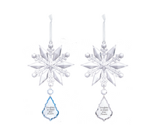 Load image into Gallery viewer, Kisses from Heaven Snowflake Ornaments

