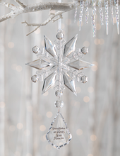 Load image into Gallery viewer, Kisses from Heaven Snowflake Ornaments
